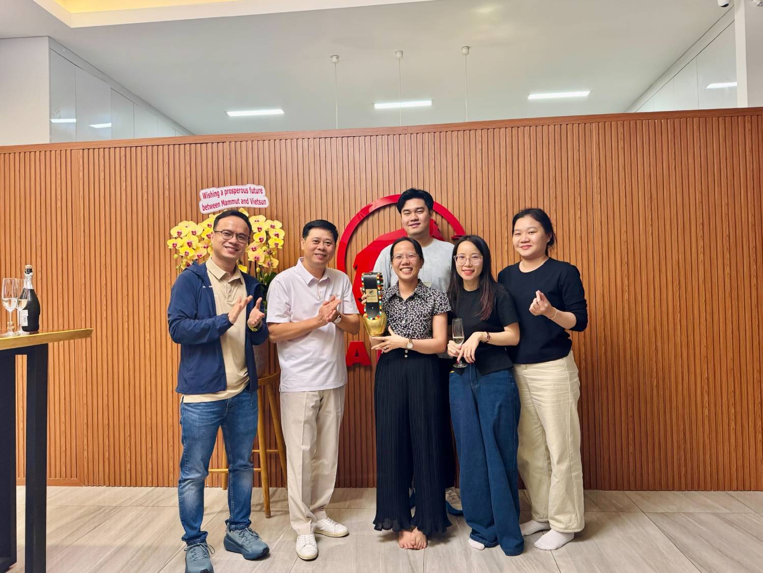 Vietsun vinh dự nhận giải thưởng Mammut “Best Supplier Award 2025 For Apparel”